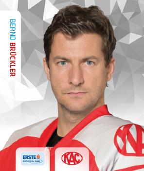 2015-16 Playercards Stickers (EBEL) #088 Bernd Brückler Front