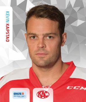 2015-16 Playercards Stickers (EBEL) #094 Kevin Kapstad Front