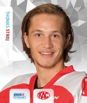 2015-16 Playercards Stickers (EBEL) #105 Thomas Stroj Front