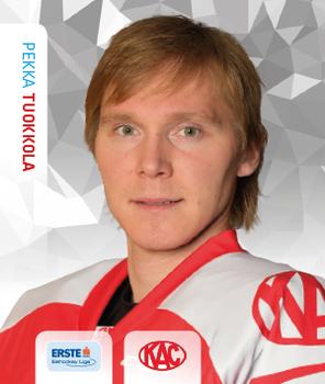 2015-16 Playercards Stickers (EBEL) #108 Pekka Tuokkola Front