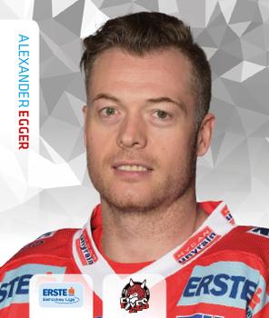 2015-16 Playercards Stickers (EBEL) #118 Alexander Egger Front