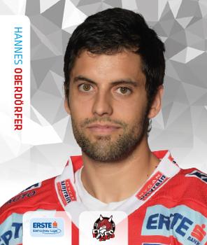 2015-16 Playercards Stickers (EBEL) #128 Hannes Oberdörfer Front