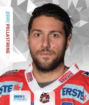 2015-16 Playercards Stickers (EBEL) #130 Jerry Pollastrone Front