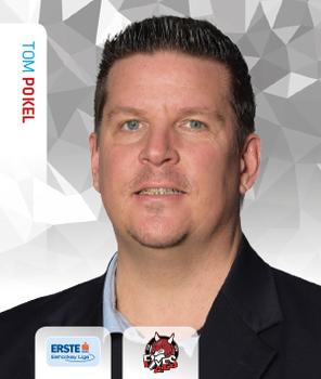 2015-16 Playercards Stickers (EBEL) #134 Tom Pokel Front
