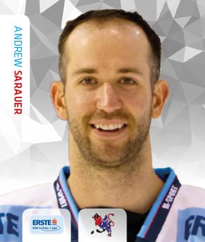 2015-16 Playercards Stickers (EBEL) #155 Andrew Sarauer Front