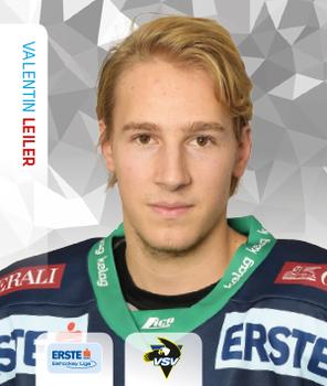 2015-16 Playercards Stickers (EBEL) #199 Valentin Leiler Front