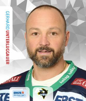 2015-16 Playercards Stickers (EBEL) #209 Gerhard Unterluggauer Front