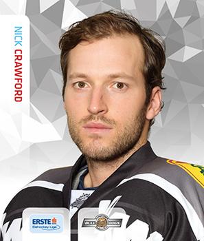 2015-16 Playercards Stickers (EBEL) #244 Nick Crawford Front