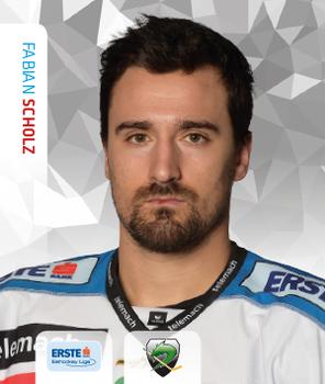 2015-16 Playercards Stickers (EBEL) #311 Fabian Scholz Front