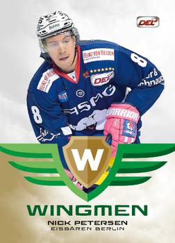 2016-17 German DEL Playercards Premium - Wingmen #DEL-WI02 Nick Petersen Front
