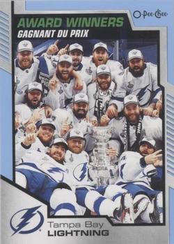 2020-21 Upper Deck - 2020-21 O-Pee-Chee Update Blue #610 Tampa Bay Lightning Front