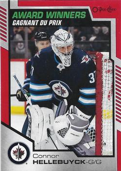 2020-21 Upper Deck - 2020-21 O-Pee-Chee Update Red #602 Connor Hellebuyck Front