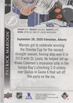 2020-21 Upper Deck - Day With The Cup #DC-32 Pat Maroon Back