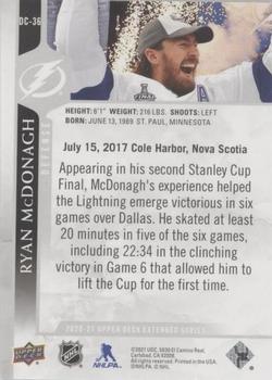 2020-21 Upper Deck - Day With The Cup #DC-36 Ryan McDonagh Back