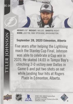 2020-21 Upper Deck - Day With The Cup #DC-34 Tyler Johnson Back