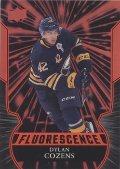 2020-21 Upper Deck - Fluorescence Red #F-DC Dylan Cozens Front