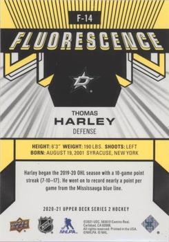 2020-21 Upper Deck - Fluorescence Gold #F-14 Thomas Harley Back
