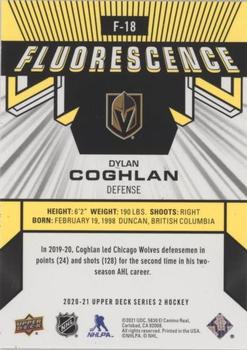 2020-21 Upper Deck - Fluorescence Gold #F-18 Dylan Coghlan Back
