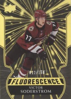 2020-21 Upper Deck - Fluorescence Gold #F-24 Victor Soderstrom Front