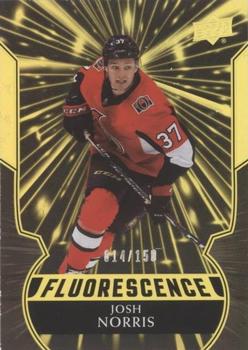 2020-21 Upper Deck - Fluorescence Gold #F-29 Josh Norris Front