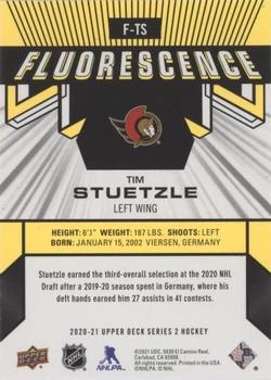 2020-21 Upper Deck - Fluorescence Gold #F-TS Tim Stuetzle Back