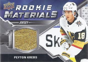 2020-21 Upper Deck - Rookie Materials #RM-PK Peyton Krebs Front
