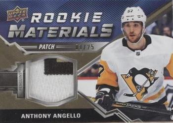 2020-21 Upper Deck - Rookie Materials Patch #RM-AN Anthony Angello Front