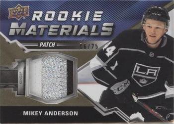 2020-21 Upper Deck - Rookie Materials Patch #RM-MA Mikey Anderson Front