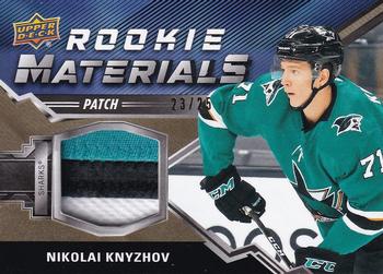 2020-21 Upper Deck - Rookie Materials Patch #RM-NK Nikolai Knyzhov Front