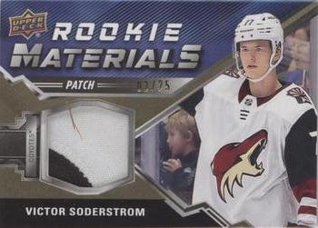 2020-21 Upper Deck - Rookie Materials Patch #RM-VS Victor Soderstrom Front