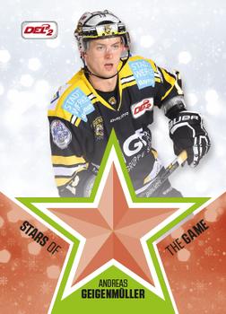 2016-17 Playercards (DEL2) - Stars of the Game #SG02 Andreas Geigenmuller Front