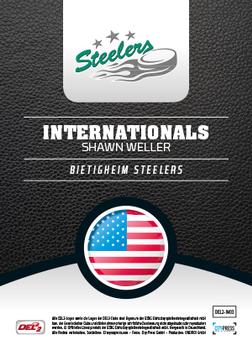 2016-17 Playercards (DEL2) - Internationals #DEL2-IN03 Shawn Weller Back