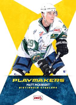 2016-17 Playercards (DEL2) - Playmakers #PM03 Matt McKnight Front