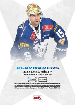 2016-17 Playercards (DEL2) - Playmakers #PM05 Alexander Höller Back