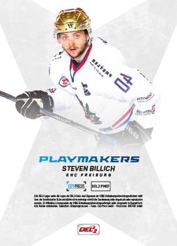 2016-17 Playercards (DEL2) - Playmakers #DEL2-PM07 Steven Billich Back