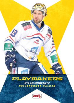 2016-17 Playercards (DEL2) - Playmakers #PM08 Rylan Schwartz Front