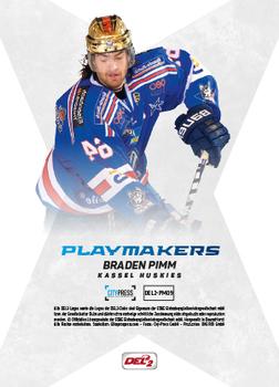 2016-17 Playercards (DEL2) - Playmakers #DEL2-PM09 Braden Pimm Back