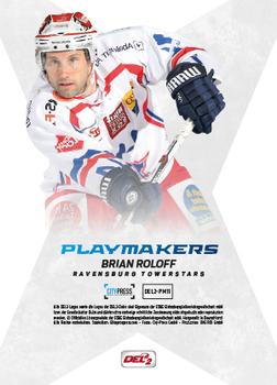 2016-17 Playercards (DEL2) - Playmakers #DEL2-PM11 Brian Roloff Back