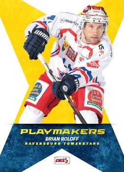 2016-17 Playercards (DEL2) - Playmakers #DEL2-PM11 Brian Roloff Front