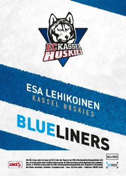 2016-17 Playercards (DEL2) - Blueliners #DEL2-BL09 Esa Lehikoinen Back