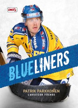 2016-17 Playercards (DEL2) - Blueliners #DEL2-BL15 Patrik Parkkonen Front