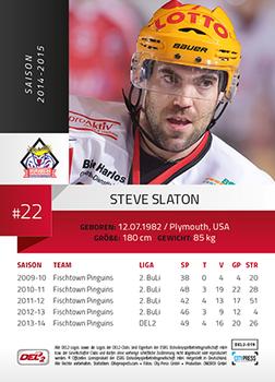 2014-15 Playercards (DEL2) #DEL2-019 Steve Slaton Back