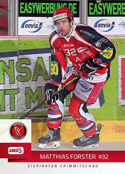 2014-15 Playercards (DEL2) #DEL2-247 Matthias Forster Front
