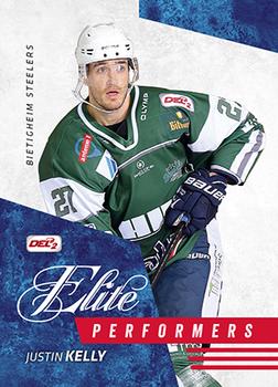 2014-15 Playercards (DEL2) - Elite Performers #DEL2-EP01 Justin Kelly Front