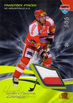 2010-11 Czech OFS Plus - Jersey Identical cards #J15 Frantisek Ptacek Front