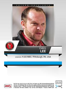 2015-16 Playercards (DEL2) #DEL2-082 Chris Lee Back