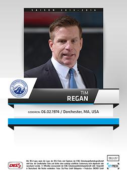 2015-16 Playercards (DEL2) #DEL2-257 Tim Regan Back