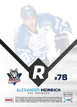2015-16 Playercards (DEL2) - Rearguards #DEL2-RG08 Alexander Heinrich Back