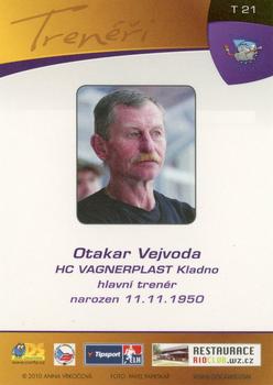 2010-11 Czech OFS Plus - Coaches #21 Otakar Vejvoda Back