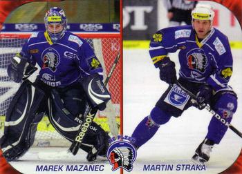 2010-11 Czech OFS Plus - Team Card #11 Marek Mazanec / Martin Straka Front